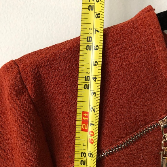 European Rust & Cream Layered Camisole Top Size 6 - Picture 4 of 7